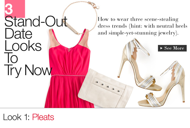 Scene-stealing dresses are the sure way to make an entrance. Here, three of our favorite trends and how to wear them (hint: with neutral heels and simple-yet-stunning jewelry).