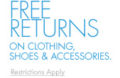 FREE RETURNS AT AMAZON FASHION - Restrictions apply