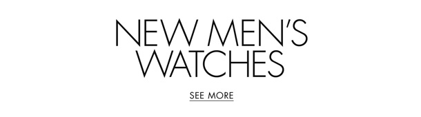 Check out the latest men's watches, including dress styles, sport picks, and more.