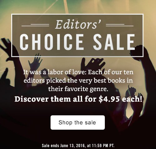 "10 Editors. 150 Books. 1 Low Price. Only $4.95 Each. Shop the Sale."