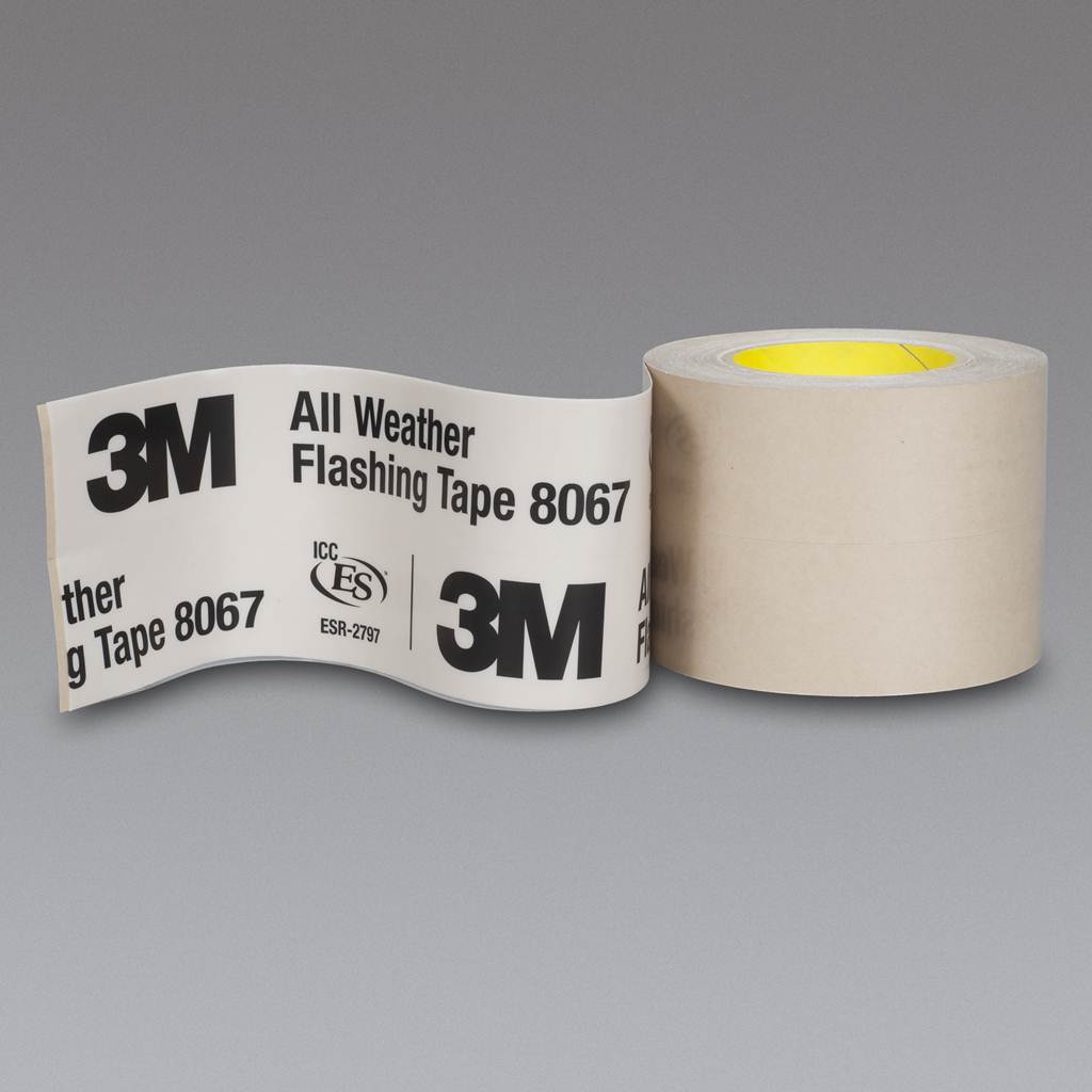 3M All Weather Flashing Tape 8067 Tan, 2 in x 75 ft Slit Liner (1 roll) Industrial