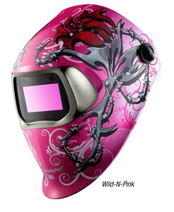 Pink Welding Helmet