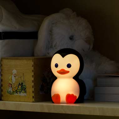 Danny the Penguin Portable Night-Light with Rainbow Color Change - 5 Colors