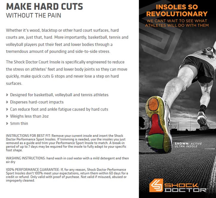 Shock Doctor Court Insoles1