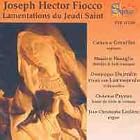 Joseph-Hector Fiocco. Lamentations du Jeudi Saint. Syrius SYR 141330. Catherine Greuillet, soprano. Maurizio Buraglia, theorbo & baritone lute; Dominque Dujardin, cello; Frank van Lamsweerde, cello; Christine Payeux, bass viol & double bass; Jean-Christophe Leclère, organ.