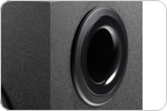 Flared port for lower and cleaner bass response