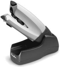 Swingline Cordless Rechargeable Electric Stapler, 20 Sheets, Silver