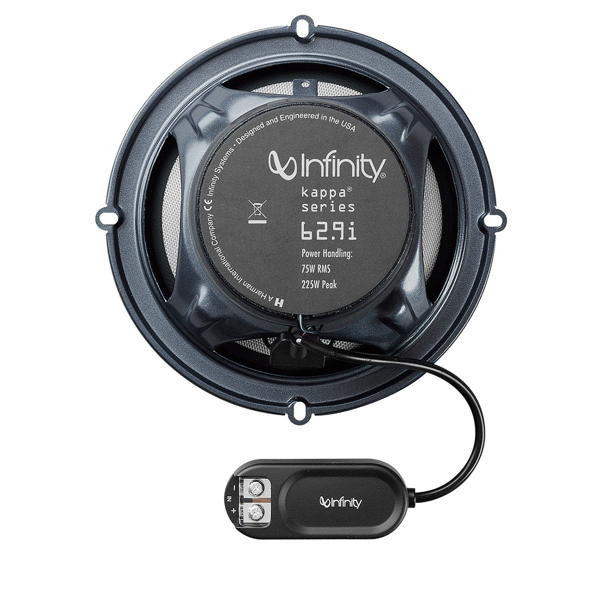 Car Speakers Infinity 629I 225W (Peak) TwoWay Speakers (Pair) 61/2