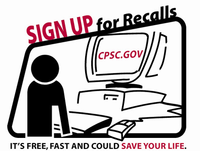 Sign up for recalls
