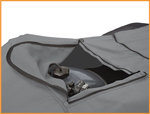 Zippered Fuel Tank Access Door