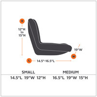 Classic Accessories Tractor Seat Cover Size
