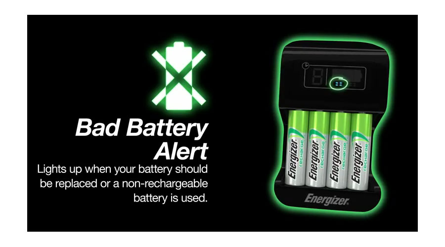Energizer Smart Rechargeable Charger for AA/AAA Batteries