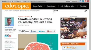 Growth Mindset: A Driving Philosophy, Not Just a Tool