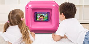 CTA Digital Dora the Explorer Inflatable Play Cube for Kindle Fire