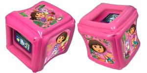 CTA Digital Dora the Explorer Inflatable Play Cube for Kindle Fire
