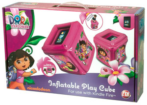 CTA Digital Dora the Explorer Inflatable Play Cube for Kindle Fire