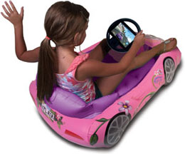 CTA Digital Dora the Explorer Inflatable Sports Car for Kindle Fire