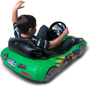 CTA Digital Teenage Mutant Ninja Turtles Inflatable Sports Car for Kindle Fire