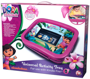 CTA Digital Dora the Explorer Universal Activity Tray for Kindle Fire