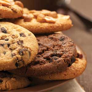 Freshly baked cookies