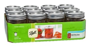 Set of 12 Half Pint Jars