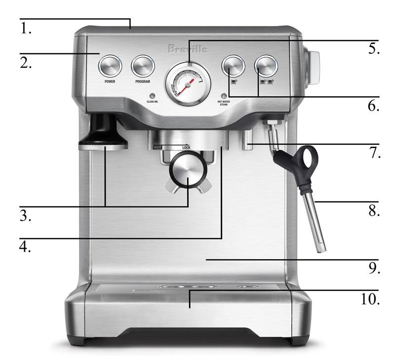 Breville BES840XL the Infuser Espresso Machine Semi
