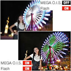 Mega Optical Image Stabilizer feature of the Panasonic LUMIX DMC-SZ3