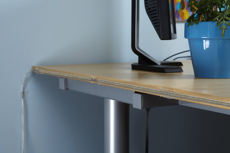 Command Round Cord Clips, Clear, 4Clip, 6Pack Bathroom Cord