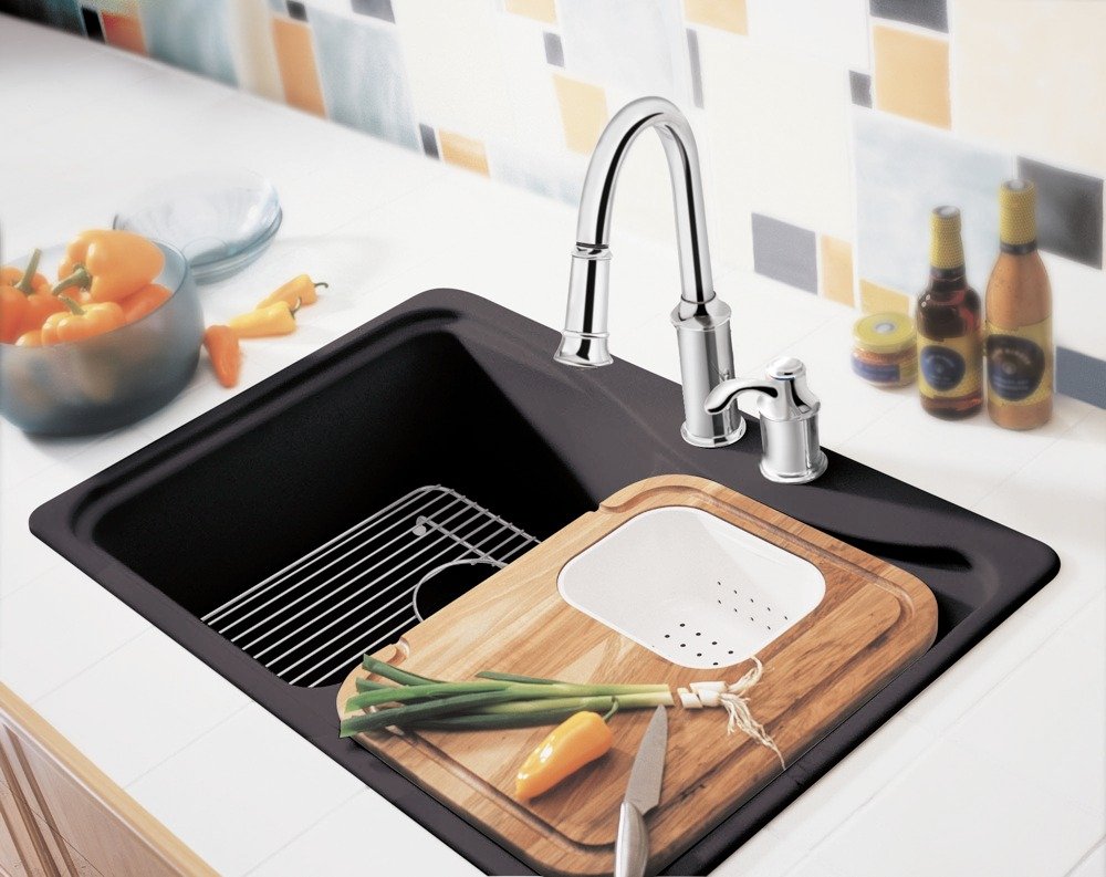 Moen 7590CSL Aberdeen OneHandle High Arc Pulldown Kitchen Faucet