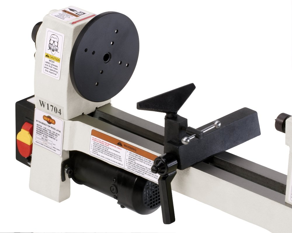 W1704 1/3Horsepower Benchtop Lathe