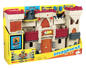 Imaginext Action Tech Castle box