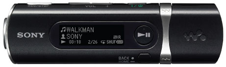No cables, no software, no fuss Great music sounds easy with WALKMAN NWD-B100 Series MP3