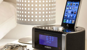 Compact bedside radio with powerful sound