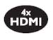 4 HDMI