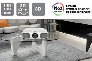 Full HD, 1080p Epson projector takes your enjoyment of games, movies and sports to a whole new level