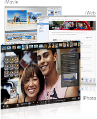 Apple iMac iMovie, iPhoto and iWeb
