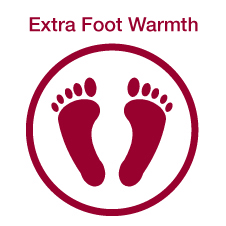 extra foot warmth