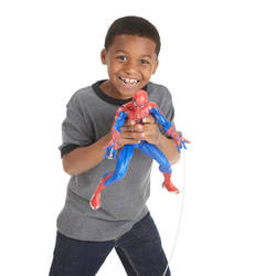 Web Shooting Spider-Man with child