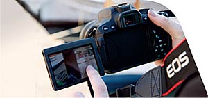 Touch screen technology erstmals f&uuml;r eos