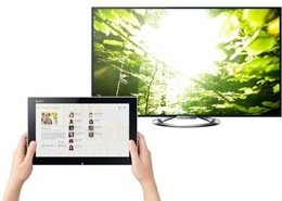 Multimedia-Zentrale im Wohnzimmer