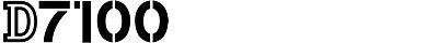 D7100 Produktlogo