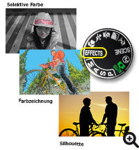 Nikon D5200 Effektmodus mit kreativen Optionen für Foto und Film