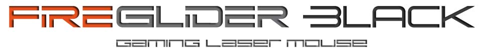 Sharkoon FireGlider Black Gaming Laser Mouse