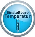 Einstellbare Temperatur