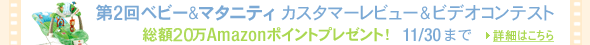 ��2��x�r�[���}�^�j�e�B�J�X�^�}�[���r���[���r�f�I�R���e�X�g���z20���|�C���g�v���[���g 11/30�܂�