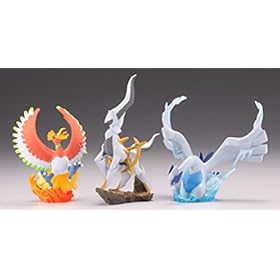ポケットモンスター ハートゴールド・ソウルシルバー セット 特典 オリジナルフィギュア「ホウオウ」「ルギア」「アルセウス」付き