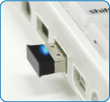 最小・最軽量 の USBアダプタ