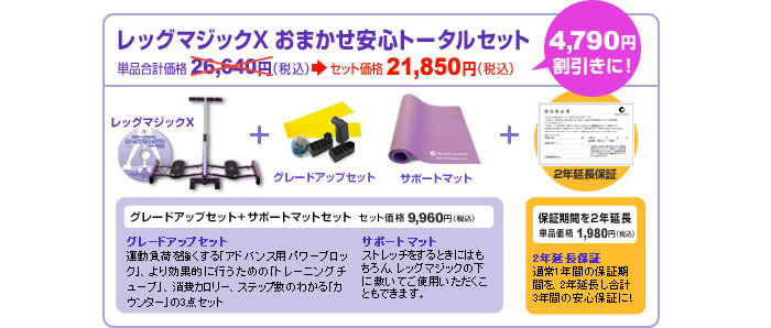 レッグマジック おまかせ安心トータルセット