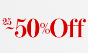 25%-50%OFF