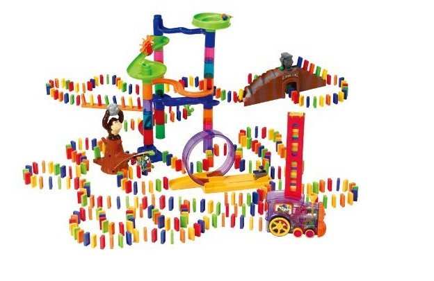 多米诺骨牌创意摆法